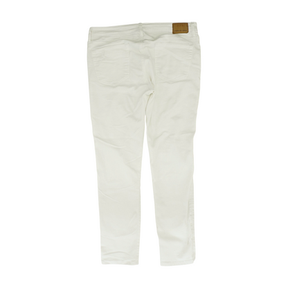 White Athletic Jeans
