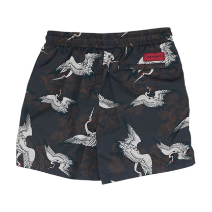 Brown Print Swim Bottom