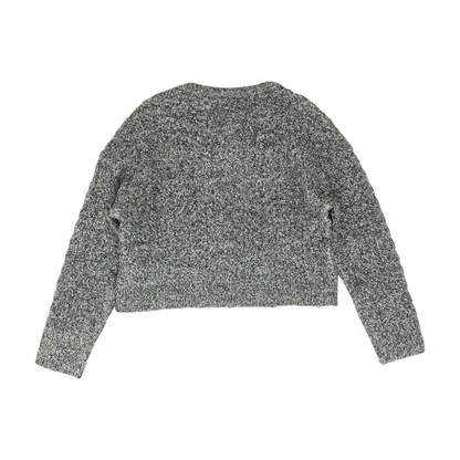 Gray Cardigan Sweater