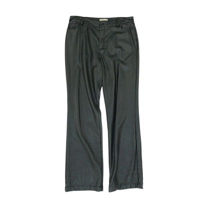 Black Solid Five Pocket Pants