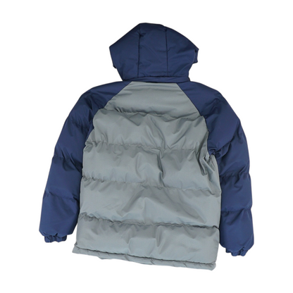 Gray Color Block Coat