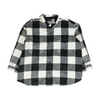 Black Plus Size Check Jacket