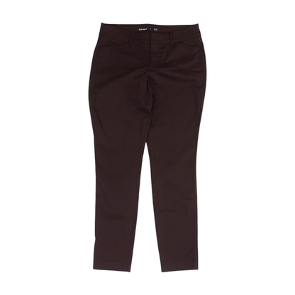 Burgundy Tapered Pants