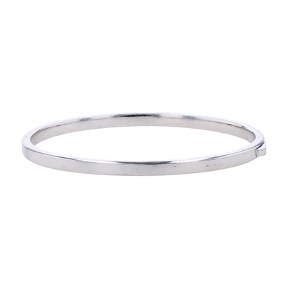 2 ctw 14K White Gold Diamond Bangle Bracelet