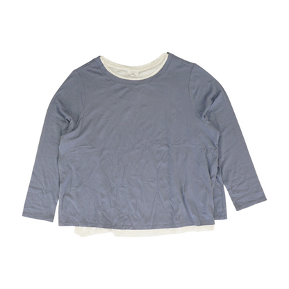 Blue Plus Size Blouse