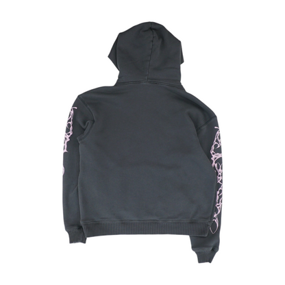 Charcoal Solid Hoodie Pullover
