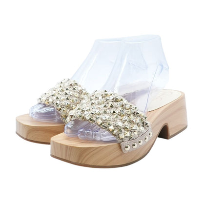 Gold Platform Heels