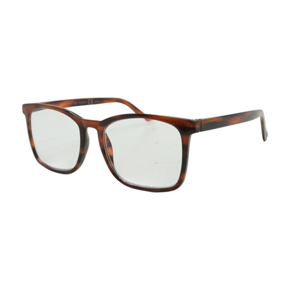 Tortoise Bronco Blue Light Square Reading Glasses