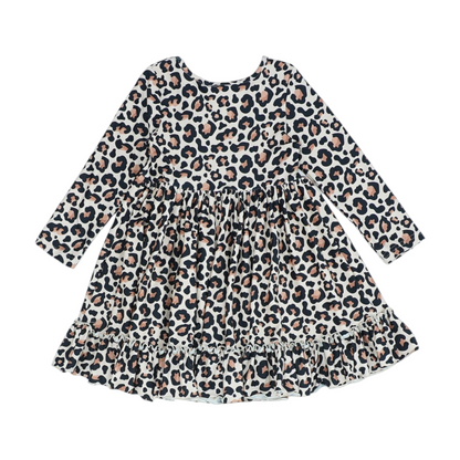 Brown Animal Print Dress