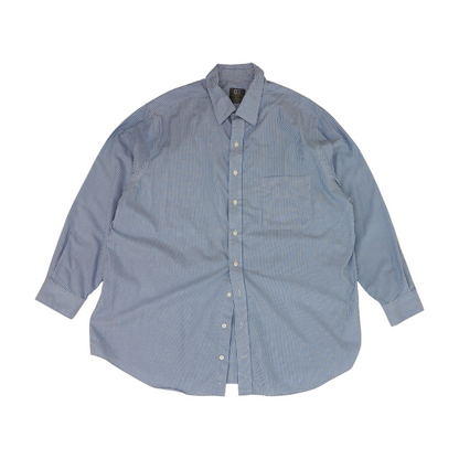 Blue Striped Long Sleeve Button Down