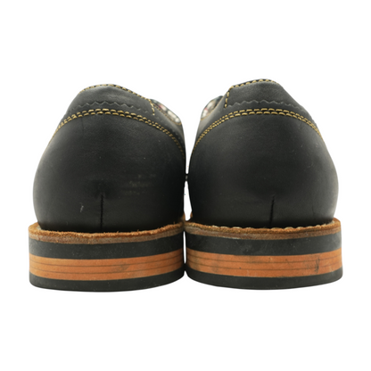 Black Lace-Up Dress Shoes