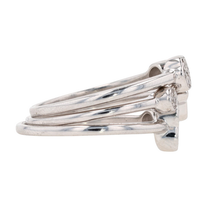 1/10 ctw Sterling Silver Diamond Fashion Ring