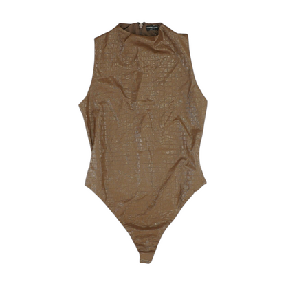 Brown Bodysuit Blouse
