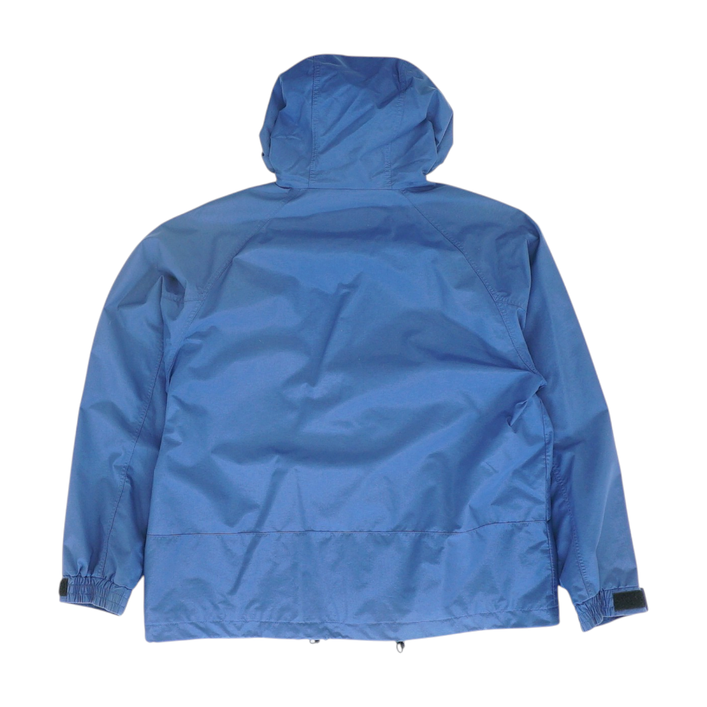 Blue Solid Rain Jacket