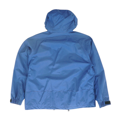 Blue Solid Rain Jacket