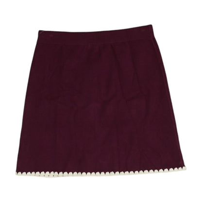 Maroon Mini Skirt