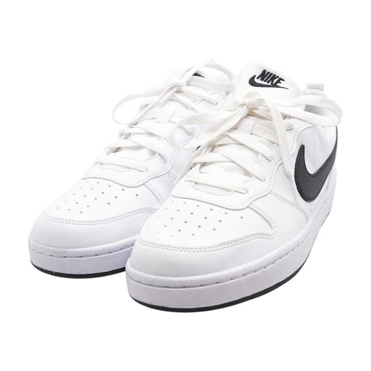 Court Borough Low Recraft White Leather Athletic Shoes