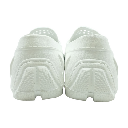 White Slip-On Dress Shoes