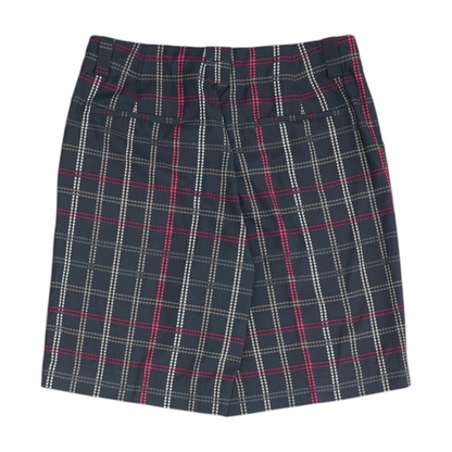 Gray Check Active Shorts