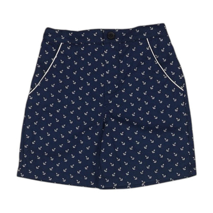 Navy Graphic Chino Shorts