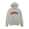 Gray Georgia Bulldogs Solid Hoodie Pullover