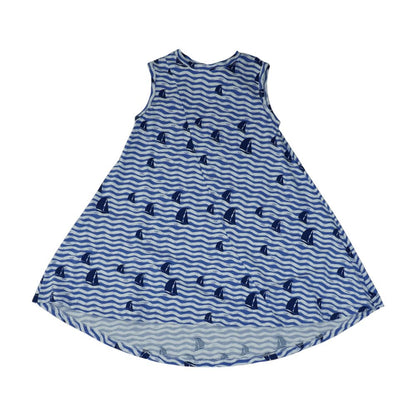 Blue Striped Dress