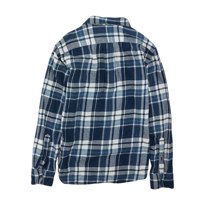 Blue Plaid Flannel Button Down