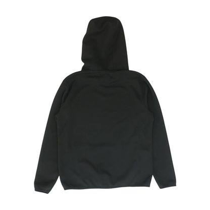 Black Solid Hoodie Pullover