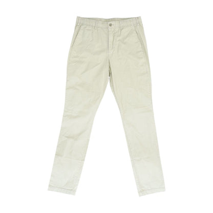 Khaki Solid Chino Pants