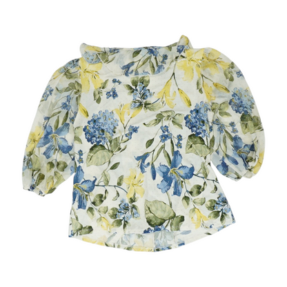 Yellow Floral Blouse