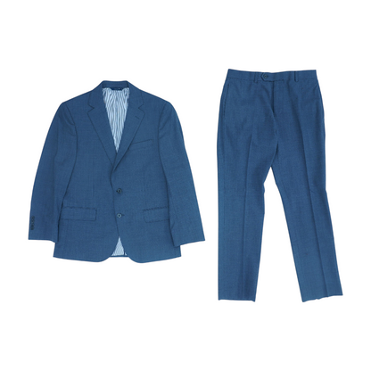 Gray Short Solid Suit