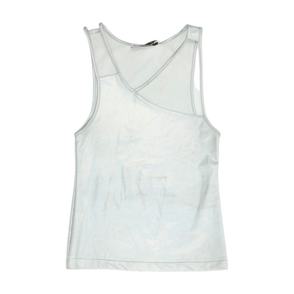 Silver Abstract Blouse