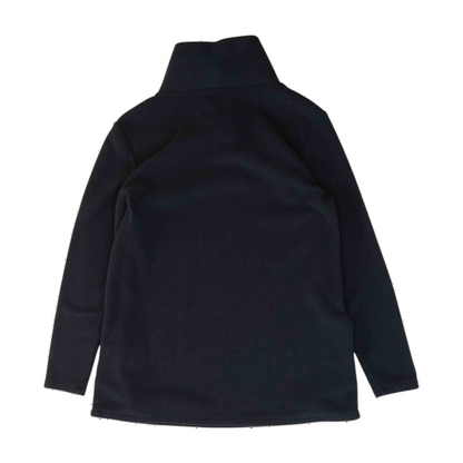 Navy Solid Sweatshirt Pullover