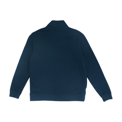 Black Solid 1/4 Zip Pullover