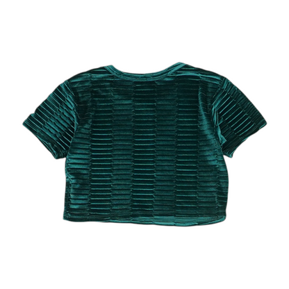Green Striped Blouse