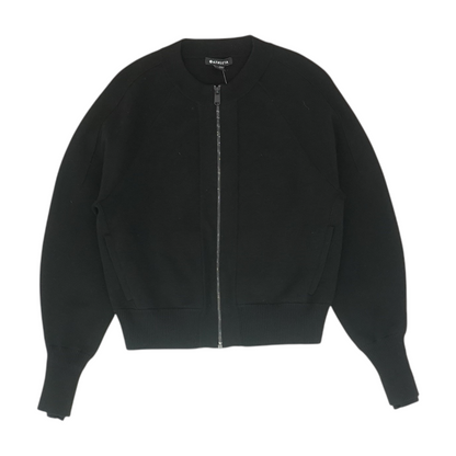Black Solid Active Jacket
