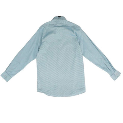 Green Graphic Long Sleeve Button Down