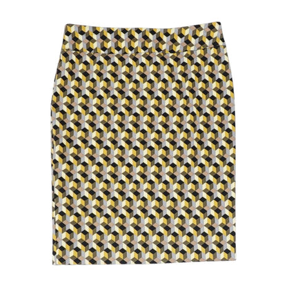 Multi Geometric Midi Skirt