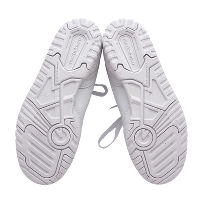 550 White Leather Athletic Shoes