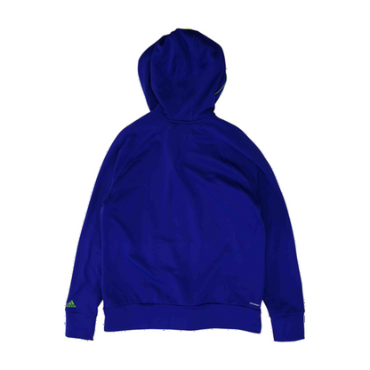 Purple Solid Hoodie Pullover