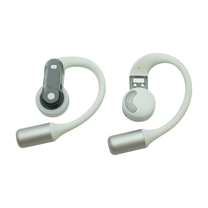 White Open Ear Wireless Earbuds