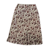 White Floral Midi Skirt