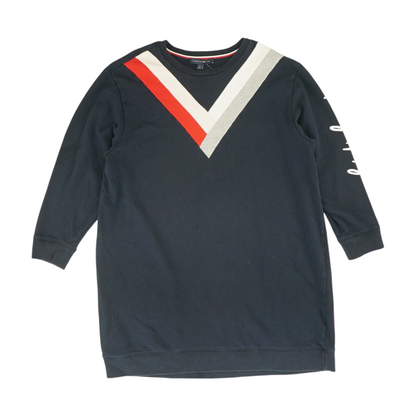 Navy Plus Solid Sweatshirt Pullover