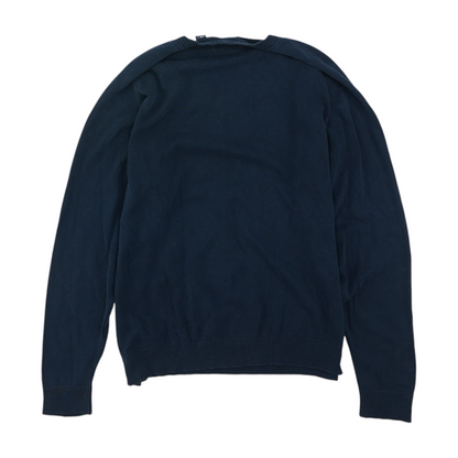 Blue Argyle Pullover Sweater