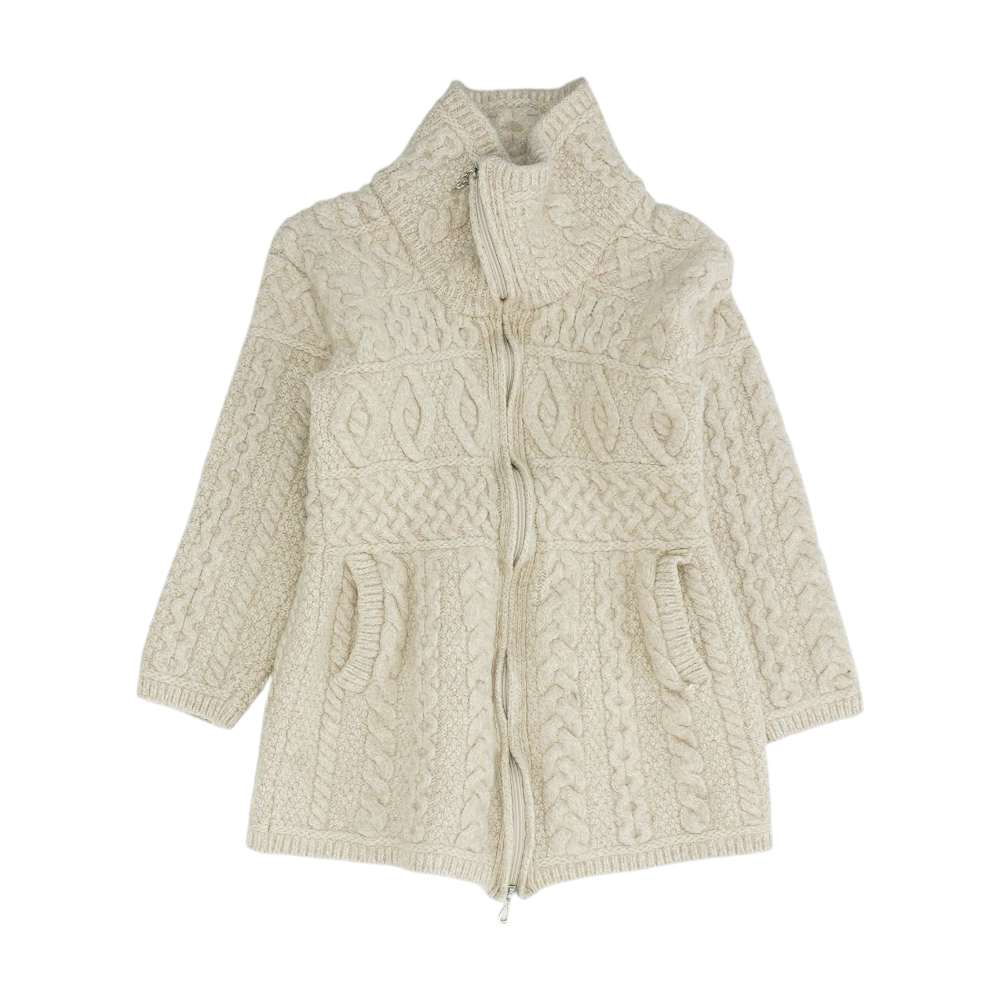 Beige Cardigan Sweater
