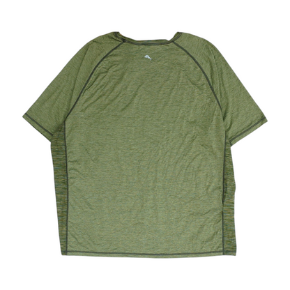 Tommy Bahama Green Solid Active T-Shirt – Image 2
