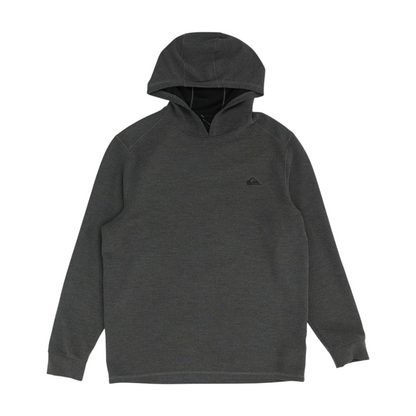 Gray Solid Hoodie Pullover