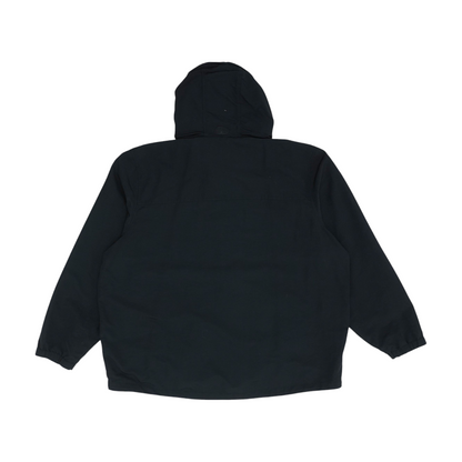 Black Solid Rain Jacket