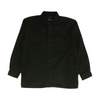 Bruno Black Solid Flannel Button Down – Image 1