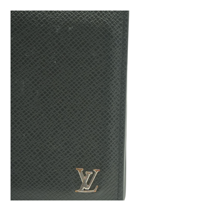 Black Taiga Leather RFID Pocket Organizer
